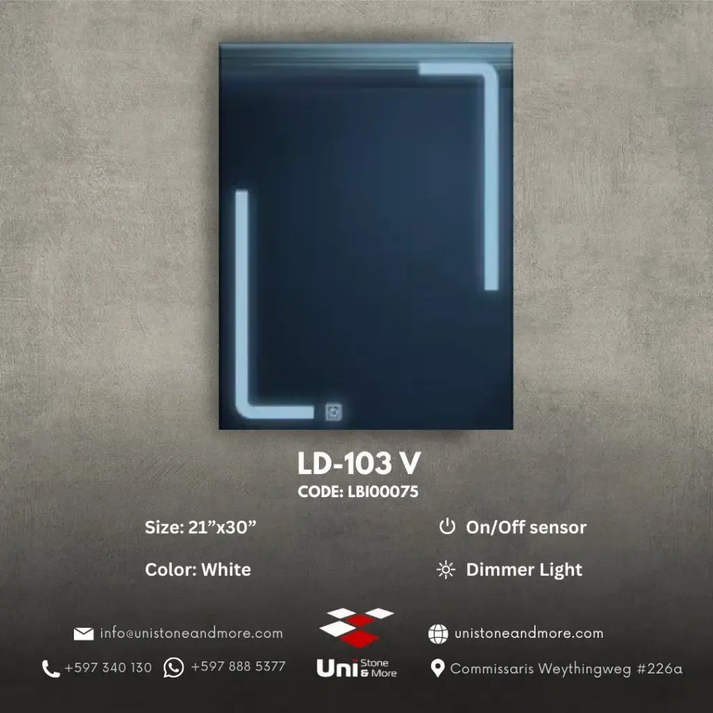 LD-103 V - White - 21"x30"