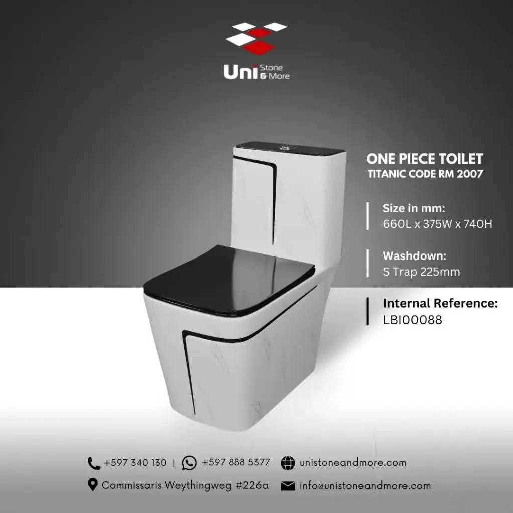 One piece Toilet Titanic Code RM 2007 - S-Trap