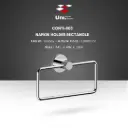 Conti - 803 Napkin Holder Rectangle - Glossy - 24L x 4W x 13H