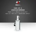 Cubix - 817-B Liquid Soap Dispenser - Glossy - SS - 6.5L x 10W x 19.7H