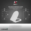 Duck Soft Closing Seat & Cover - White