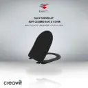 Duck Duroplast Soft Closing Seat & Cover - Coal Black