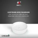 Loop Round Bowl Washbasin round 45 cm - Matt White