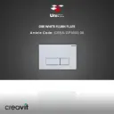 Ore White Flush Plate