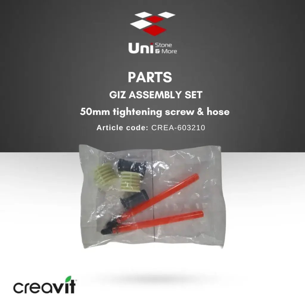 Parts - Giz assembly set 50mm tightening screw & hose