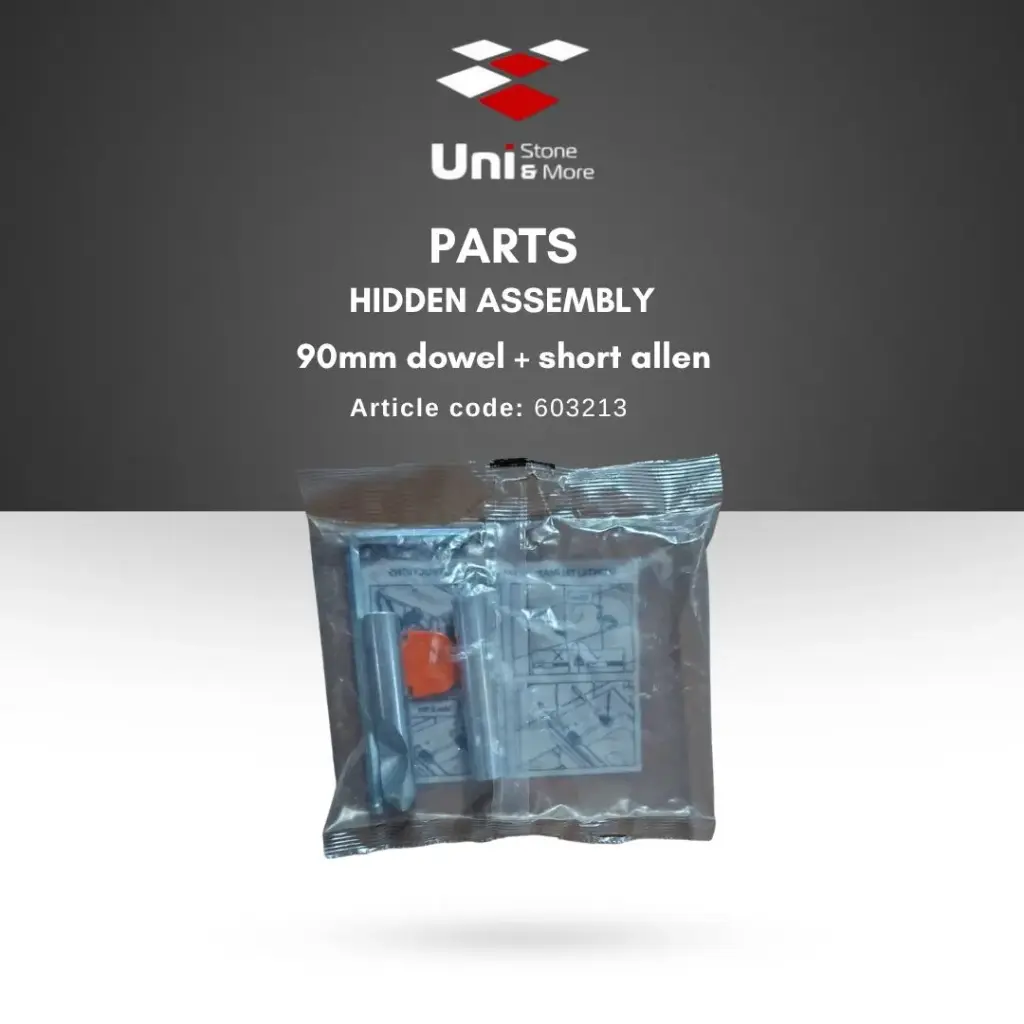 Parts - Hidden assembly 90mm dowel & short allen