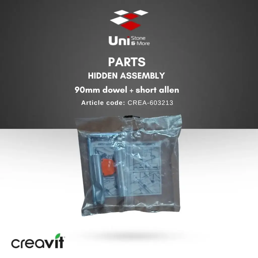 Parts - Hidden assembly 90mm dowel & short allen