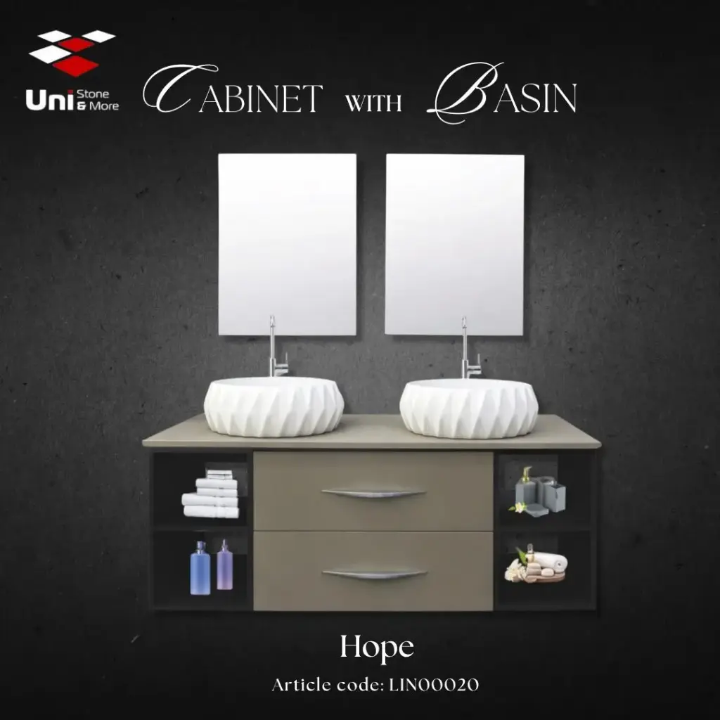 Cabinet Vanity - Hope - PVC - 45x120
