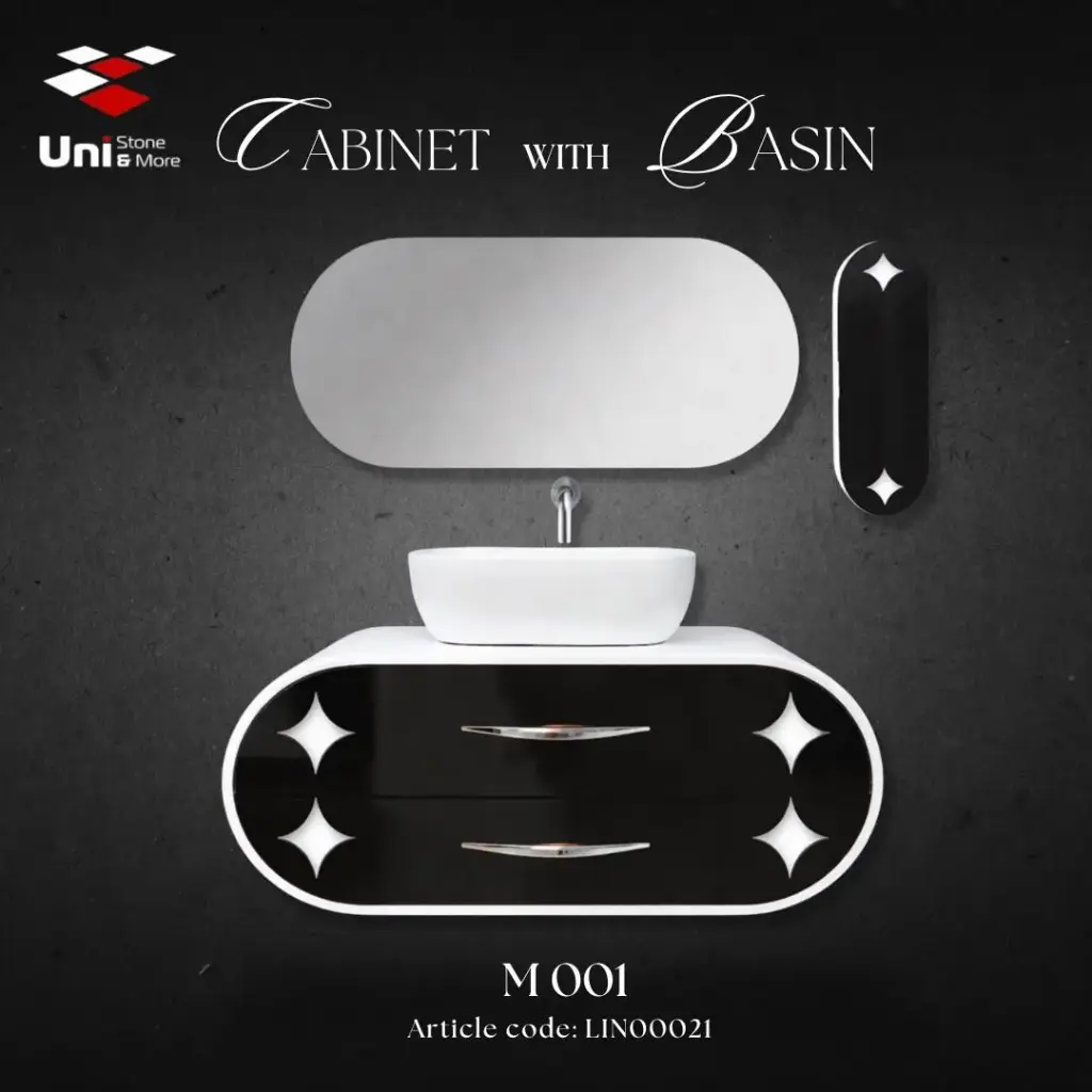 Cabinet Vanity - M 001 - PVC - 38x99