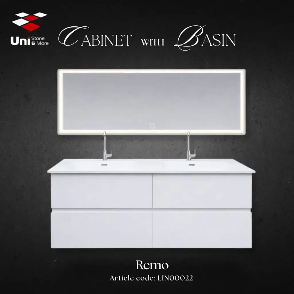 Cabinet Vanity - Remo - PVC - 45x120