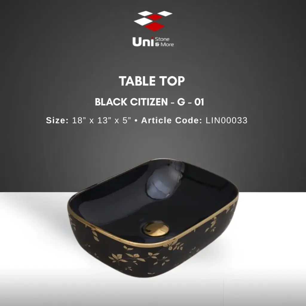 Table Top Black Citizen - G - 01 - 18''x13''x5''