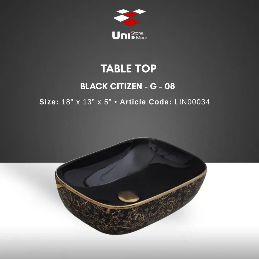 Table Top Black Citizen - G - 08 - 18''x13''x5''