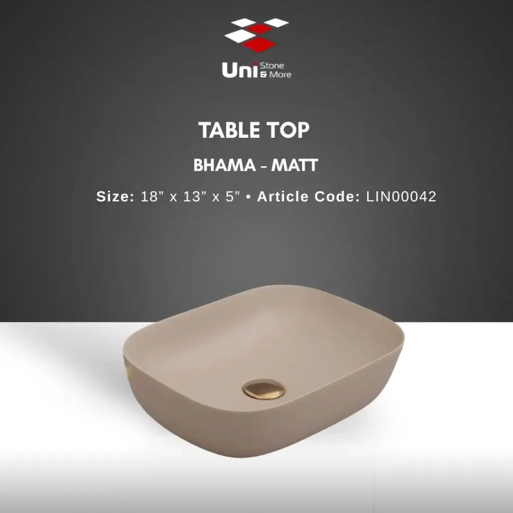 Table Top Bhama - Matt - 18''x13''x5''