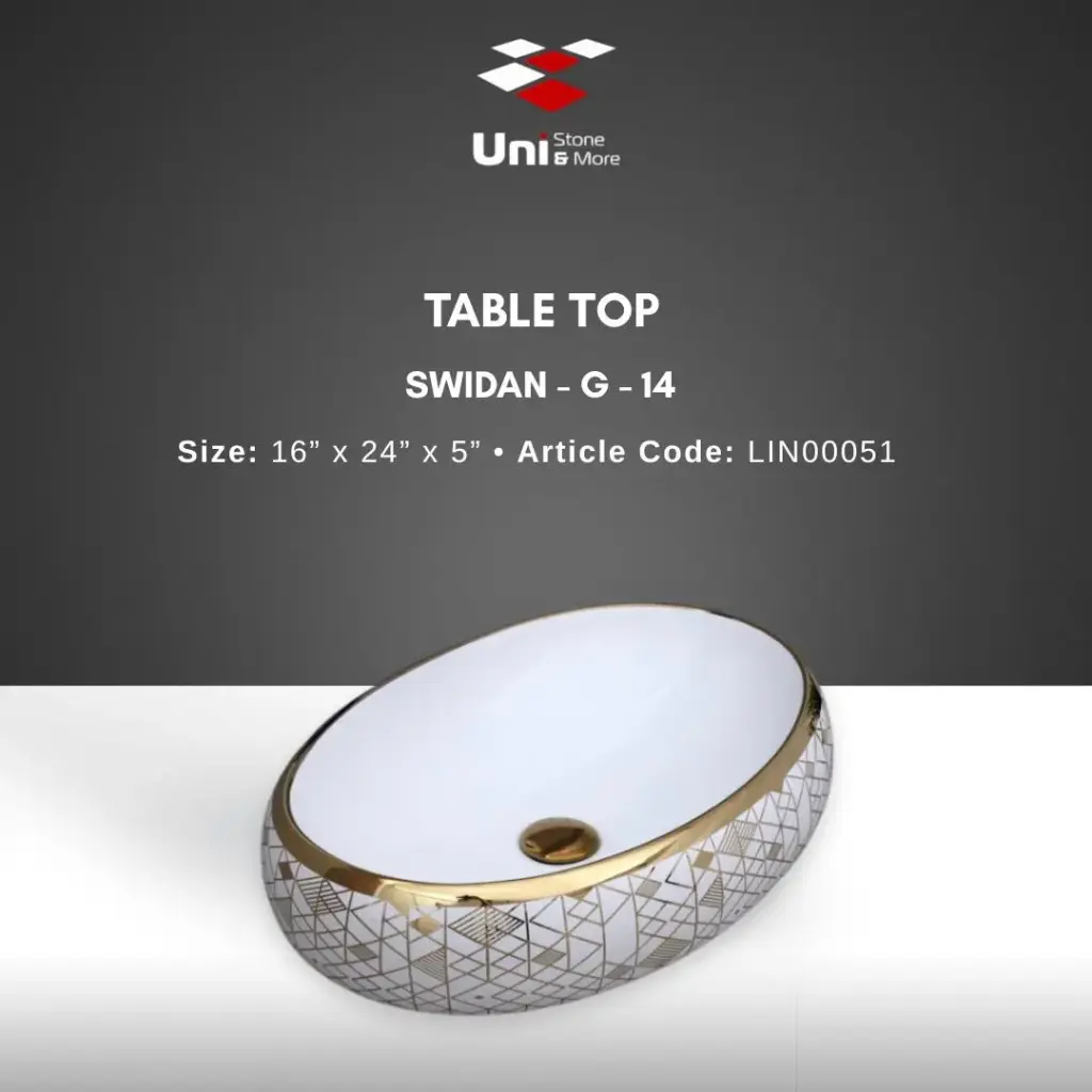 Table Top Swidan-G-14 - 16''x24''x5''