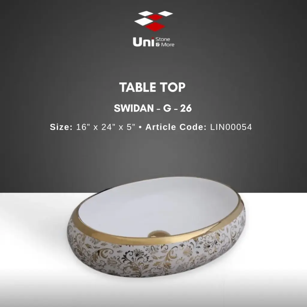 Table Top Swidan-G-26 - 16''x24''x5''