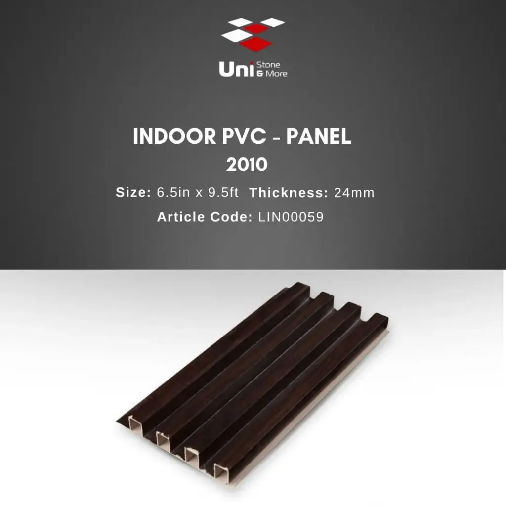 2010 - Indoor PVC  Panel - 6.5in x 9.5ft - 24mm