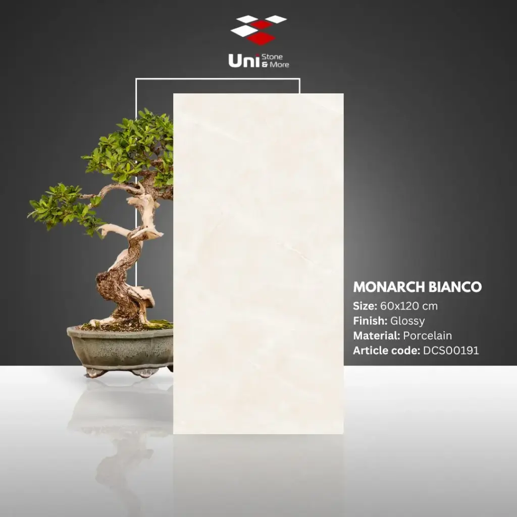 Monarch Bianco - Glossy - P - 60x120