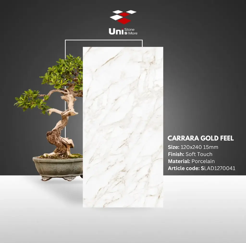 Carrara Gold Feel - Soft Touch  - P - 120x240 15mm