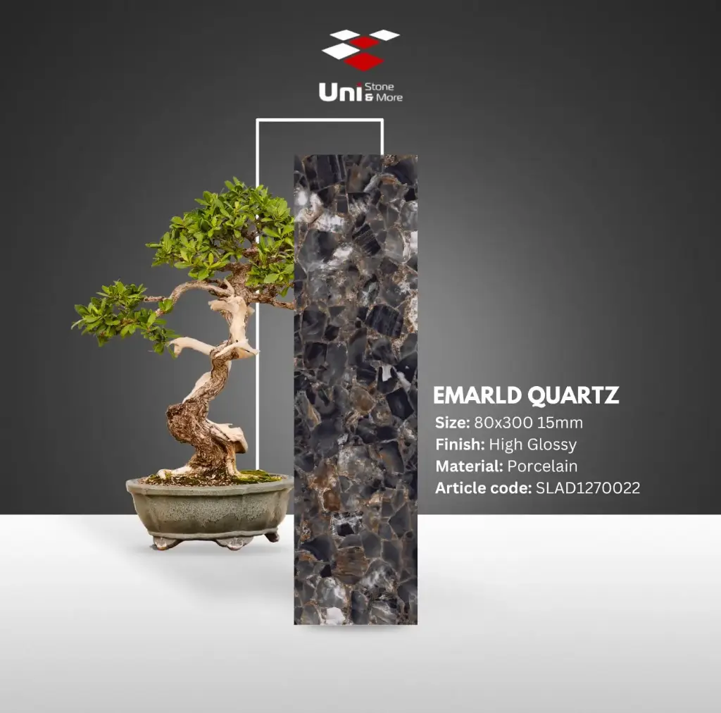 Emarld Quartz - High Glossy - P - 80x300 15mm