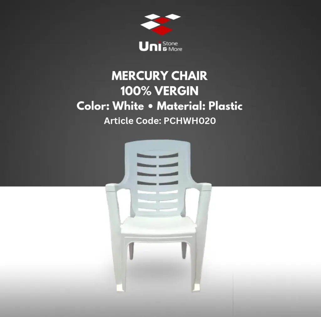 Mercury Chair - stoel 100% Vergin - White - P 