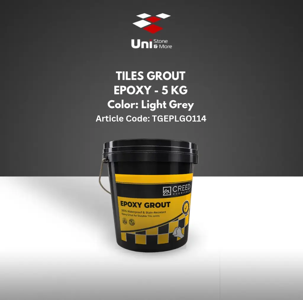Tiles Grout - EPOXY - Light Grey - 5kg