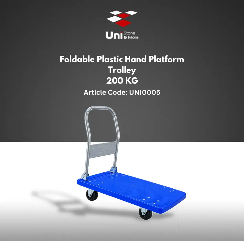 Foldable Plastic Hand Platform - Trolley - P - 200 KG