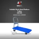Foldable Plastic Hand Platform - Trolley - P - 600 KG