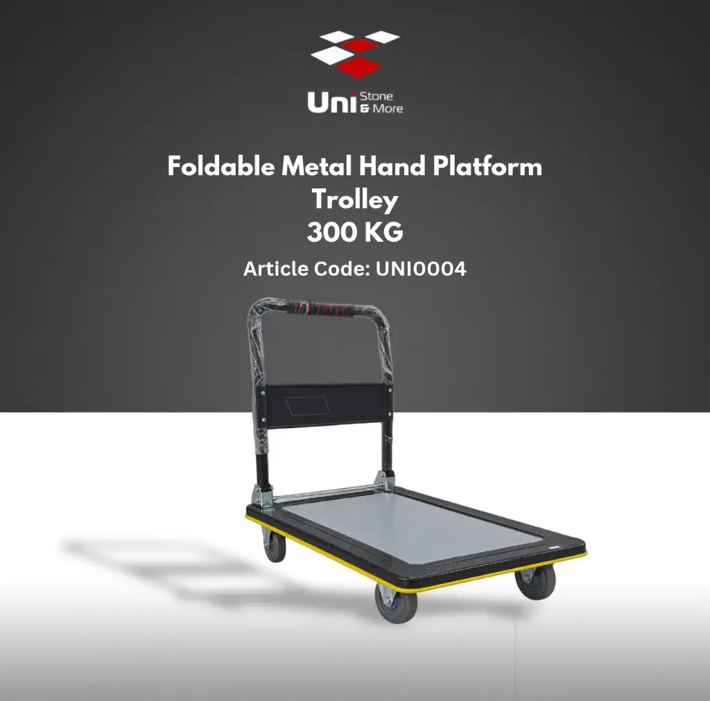 Foldable Metal Hand Platform - Trolley - M - 300 KG