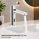 Azure Electronic Basin Faucet 1/2" Flex
