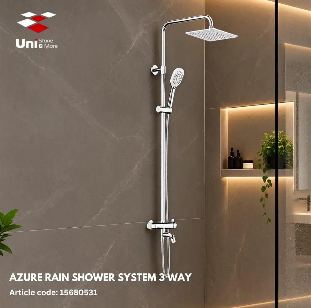 Azure Rain Shower System 3 Way
