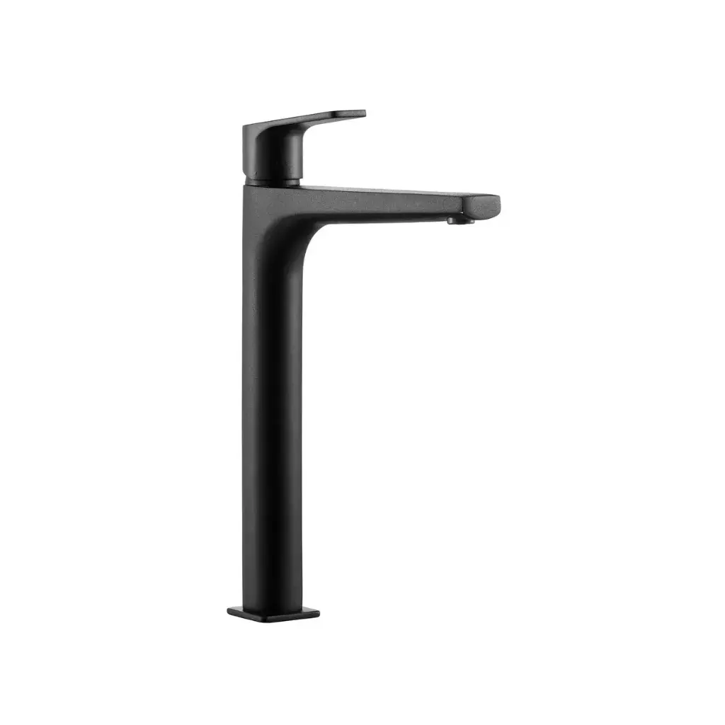Azure Black Tall Faucet 1/2" Flex
