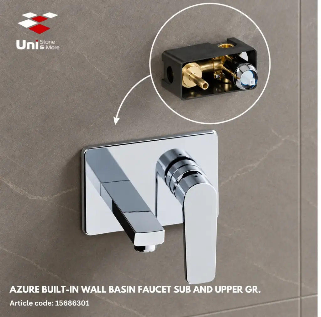 Azure Built-In Wall Basin Faucet Sub And Upper Gr.
