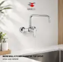 Neon Wall Kitchen Faucet W. Top Spout