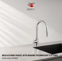 Niza Kitchen Faucet With Magnet Technology 1/2" Flex