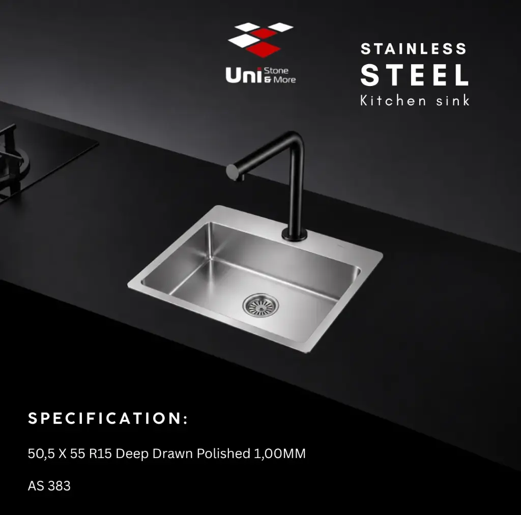 50,5 X 55 R15 Deep Drawn Polished 1,00MM