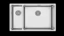 44 X 74 (40X18 + 40X50) R15 Deep Drawn 1,5 Bowl Polished 1,00MM