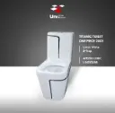 Titanic Toilet One piece 2001 - White - S-Trap