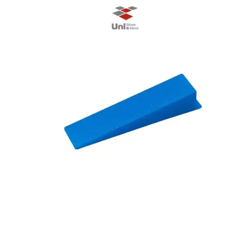 [571963 Blue] Wedges - Eco Plastic lev.(100 Pcs) - Blue - P  100