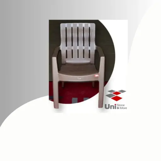 [PCHBR001L] Stoel - Plastic - bruin - lendensteun