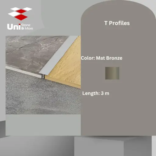 [2578 - 93] 2578 - (93) - Profile -20mm - Mat Bronze - A