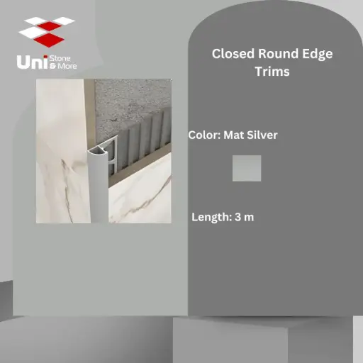 [2635 - 134] 2635 - (134) - Profile -12mm - Mat Silver - A