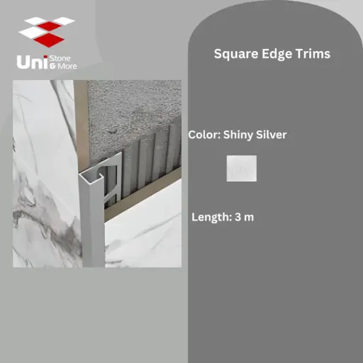 [2639 - 152] 2639 - (152) - Profile -10mm - Shiny Silver - A
