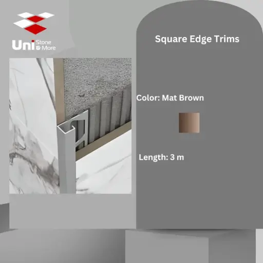 [2640 - 165] 2640 - (165) - Profile -8mm - Mat Brown - A