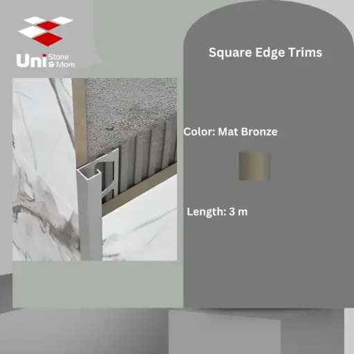 [2640 - 174] 2640 - (174) - Profile -8mm - Mat Bronze - A