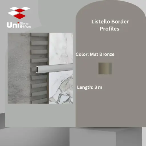 [2663 - 184] 2663 - (184) - Profile -10mm - Mat Bronze - A