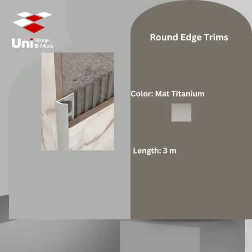 [2783 - 245] 2783 - (245) - Profile -10mm - Mat Titanium - A