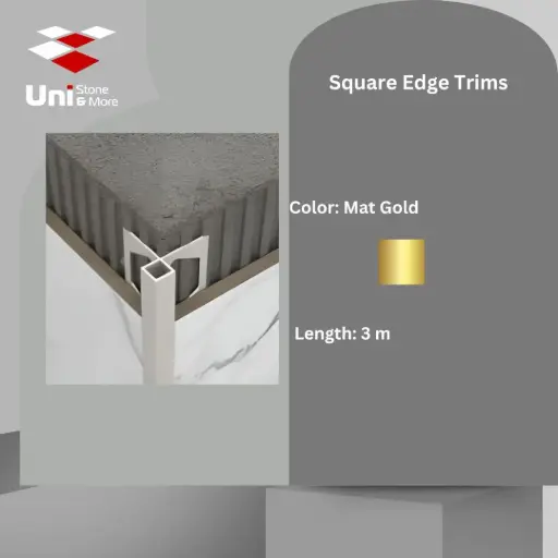 [2825 - 32] 2825 - (32) - Profile -10mm - Mat Gold - A