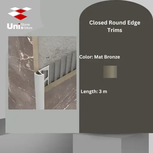 [2947 - 115] 2947 - (115) - Profile -12mm - Mat Bronze - A