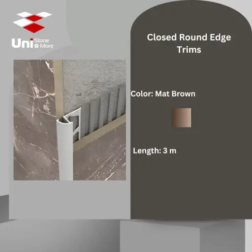 [2947 - 116] 2947 - (116) - Profile -12mm - Mat Brown - A