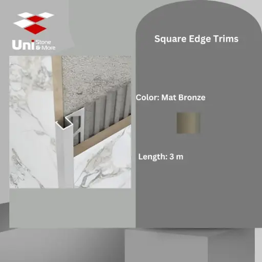 [3038 - 121] 3038 - (121) - Profile -8mm - Mat Bronze - A